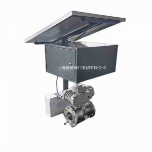 無線太陽能電動球閥,太陽能無線電動球閥